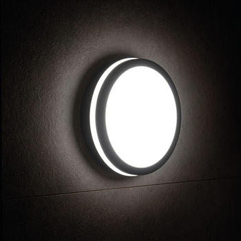 Kanlux LED Deckenleuchte Beno Graphit 18W 1920lm IP54 eckig grau (33349)