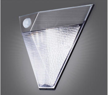 Smartwares Dreieckige LED Außenwandleuchte Solar IP43 (5.000.703 5000.703)