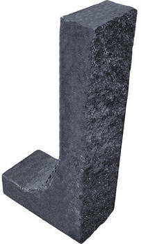 Diephaus L-Stein Winkelstein iMount Passion basalt 16 x 8 x 60 cm Fußtiefe 30 cm