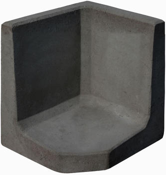 Diephaus L-Stein Eck Winkelstein anthrazit 50x50x7 cm