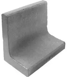 Diephaus L-Stein Winkelstein grau 50x50x7 cm