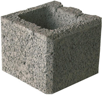 EHL Planomur Halbstein grau 25 x 25 x 20 cm (7406945)
