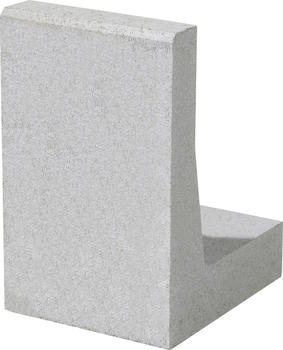 KANN L-Stein Vero 40 x 25 x 30 cm silbergrau