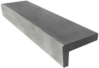 Diephaus Winkelstufe grau 120x32x18 cm
