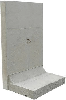 EHL Stützwinkel L-Stein 50 x 180 cm Wandstärke 12 cm grau