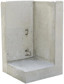 EHL St&uuml;tzwinkel L-Stein einteilig 50 x 80 cm Ecke Wandst&auml;rke 12 cm