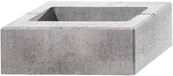 KANN Lindeza-Mauer Normalstein 40 x 20 x 15 cm grau-alpin