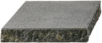 KANN Bruchsteinmauer Pfeilerabdeckplatte grau-anthrazit 47,2 x 47,2 x 8 cm