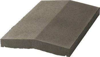 Weserwaben Mauerabdeckung Satteldach 49 x 35 x 5,5 cm anthrazit