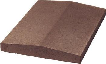 Weserwaben Mauerabdeckung Satteldach 49 x 30 x 5,5 cm anthrazit