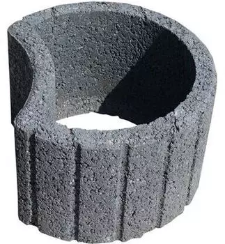EHL St&uuml;tzflor Pflanzring anthrazit 50 x 40 x 30 cm (6307870)