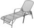 vidaXL Sonnenliegen 2 Stk. mit Tisch Stahl Anthrazit (42727)