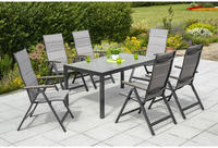MERXX Garten-Essgruppe ""Trivero"" Set, 5-fach verstellbare R&uuml;ckenlehne,...