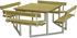 Plus A/S Twist Sitzgruppe Picknicktisch mit 4 Rückenlehnen Kiefer-Fichte 227 cm