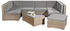 Mucola Lounge Set 3 tlg. Rattan grau (50001777)