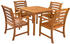 Indoba Gartenmöbel-Set 5-teilig Montana Tisch quadratisch