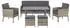 Juskys Turin Sitzgruppe Polyrattan dunkelgrau (300851)