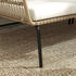 Outsunny 3-tlg. Rattan Gartenmöbel-Set Weiß (860-329V00CW)