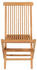 vidaXL 5-tlg. Garten-Essgruppe Massivholz Teak (3059593)
