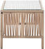 vidaXL 4-tlg. Garten-Lounge-Set mit Auflage Poly Rattan Beige (46436)