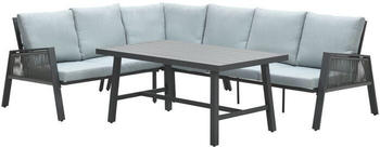 Garden Impressions Andrea Lounge Set 4-tlg. links c. bl/rope d.gr/mint grey (80420FG)