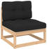 vidaXL Garten Lounge Set 3-tlg. Massivholz Kiefer (3083771)