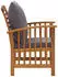 vidaXL Garden Set 4 Pieces Acacia Wood with Cushions Grey