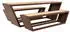 Home Deluxe Sitzgarnitur KOBON 240,5x76x60cm Stahl/Sibirische Lärche (35676)
