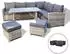 Home Deluxe Sitzgruppe Bahia Polyrattan inkl. Abdeckung (49141)