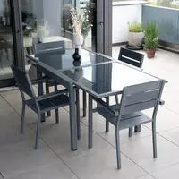 Garten-sitzgruppe Ausziehbar Verano Madera - 180/90 X 90 Cm Ausf&uuml;hrung: Inkl. 2