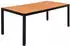 vidaXL Garten-Essgruppe Aluminium Schwarz 9-tlg. (3070630XL)