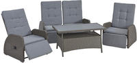 KONIFERA Gartenlounge-Set "Vigo" Set, 2x Sessel, 1x 2er Sofa, 1x Tisch...