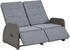 Konifera Vigo Gartenlounge Set 8 teilig Polyrattan graubraun (45981219)