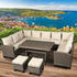 Brast FAMILY Garten Essgruppe bis 10 Personen Polyrattan