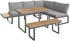 Ambia Garden Dining Loungeset 4 teilig Aluminium natur