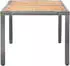 vidaXL 7-tlg. Garten-Essgruppe mit Auflagen Poly Rattan Grey (46084)