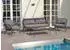 LC Home Bari Living Lounge Set 3 teilig inkl. Olefin Auflagen anthrazit (249821)