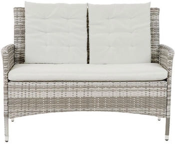 Greemotion Parma Dining Set 4 teilig Polyrattan grau (135683)