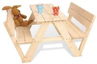 Pinolino Kindersitzgruppe "Nicki f&uuml;r 4, mit R&uuml;ckenlehne" Made in Europe
