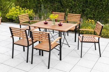 Merxx Schlossgarten Set 7-tlg. Klapptisch