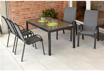 Merxx Amalfi 5-tlg. Aluminum anthrazit (50708-309)