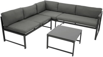 DEGAMO MONTANA Aluminium dunkelgrau Polster grau