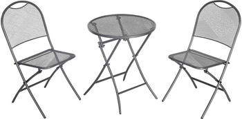 MWH Cafe Latte Balkon-Set Ø 60 cm (Streckmetall)