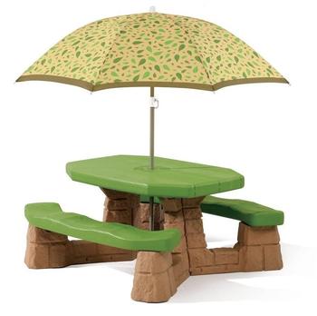 Step2 Picknicktisch für 6 Kinder mit Sonnenschirm
