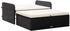 vidaXL 2-tlg. Garten-Lounge-Set mit Auflagen Poly Rattan Schwarz [ : ] (46078)