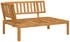 vidaXL 4-tlg. Garten-Sofagarnitur aus Paletten Massivholz Akazie (3209429)