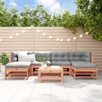 vidaXL 7-tlg. Garten-Lounge-Set mit Kissen Impr&auml;gniertes Kiefernholz