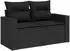 vidaXL 10-tlg. Garten-Sofagarnitur mit Kissen Braun Poly Rattan (3267513)
