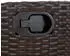 vidaXL 5-tlg. Garten-Essgruppe mit Kissen Braun Poly Rattan (3212775)