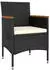 vidaXL 5-tlg. Garten-Lounge-Set Poly Rattan Schwarz (3058474)
